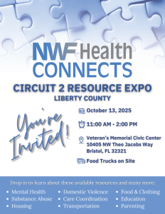 NWF Health Connects, Circuit 2 Resource Expo, Liberty County